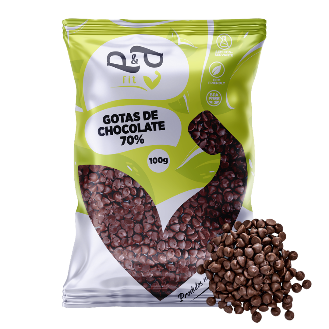 Gotas de Chocolate 70% - - P&P